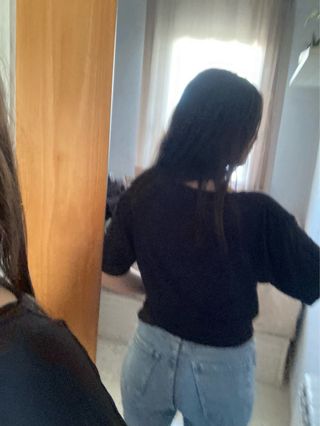 Camiseta Domyos Negra con Mensaje blanco