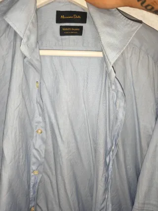 Camisa Massimo Dutti Azul