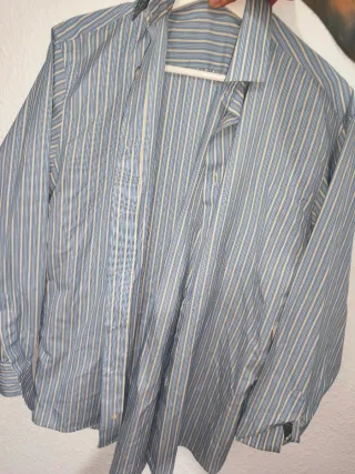 Camisa Massimo Dutti Azul