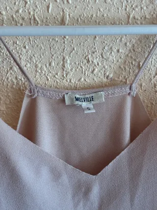 Top rosa palo tirantes