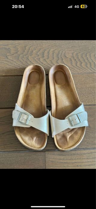 Birkenstock 36 Beige/Oro