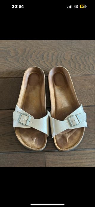 Birkenstock 36 Beige/Oro