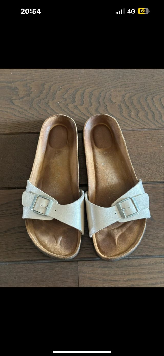 Birkenstock 36 Beige/Oro
