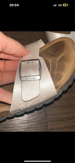 Birkenstock 36 Beige/Oro