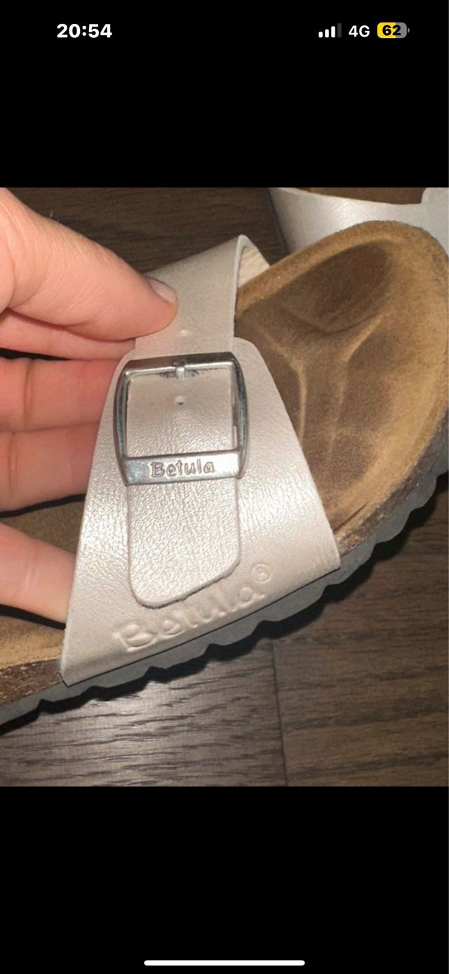 Birkenstock 36 Beige/Oro