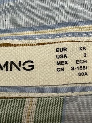 Camisa oversize Mango rayas