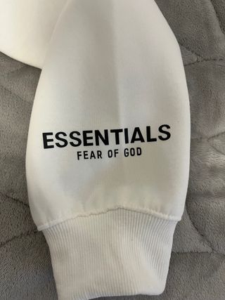 Sudadera Essentials Fear of God Blanca