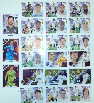 Panini Liga Este lote Real Madrid