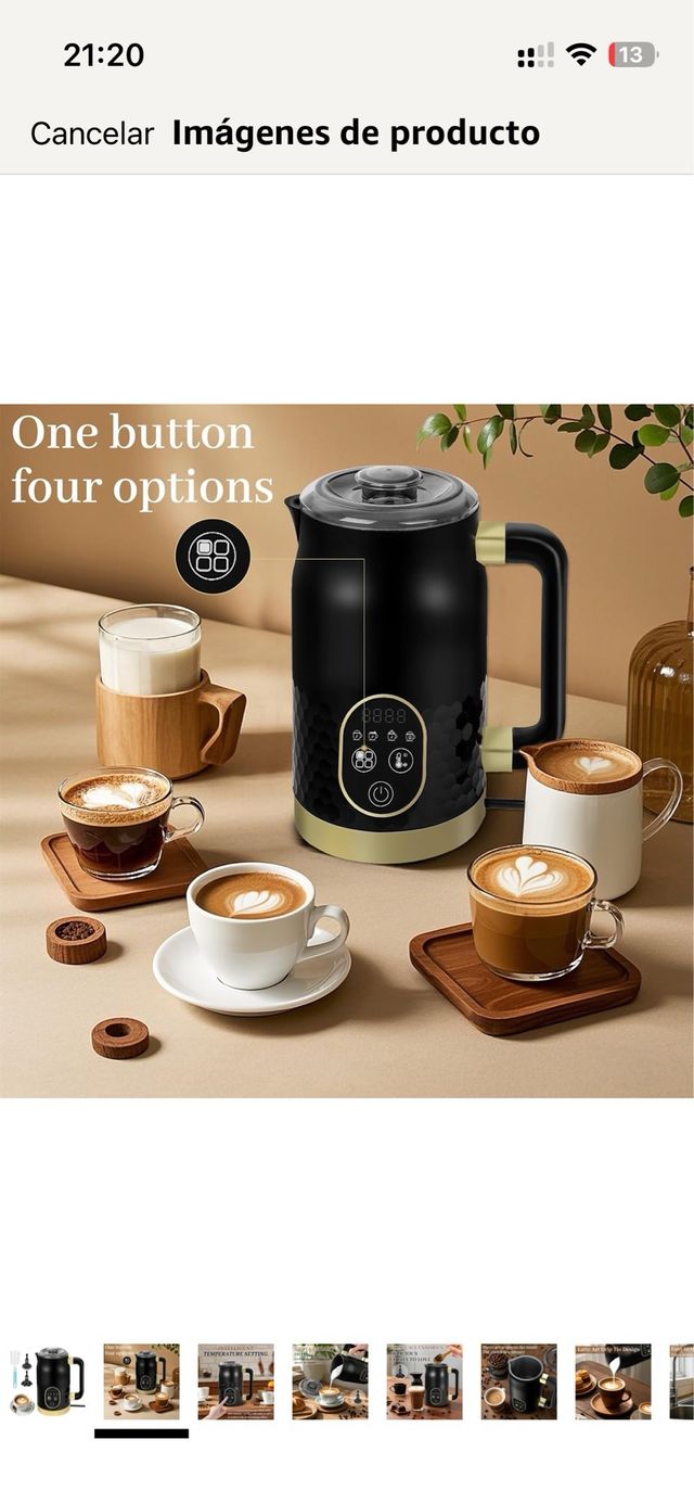 Espumador de leche eléctrico NUEVO