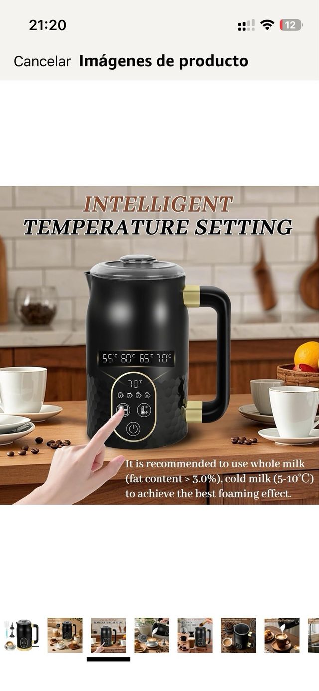 Espumador de leche eléctrico NUEVO