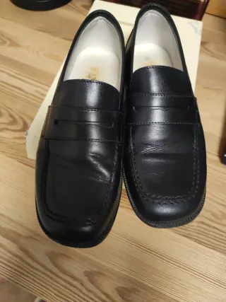 Zapatos de comunión niño negros