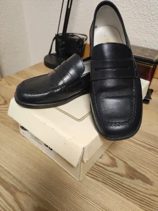 Zapatos de comunión niño negros