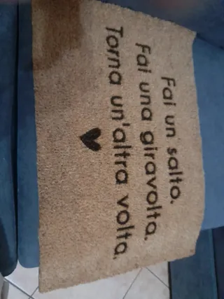 Tappeto zerbino nuovo in sughero