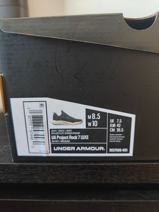 Zapatillas Project Rock 7 Luxe Talla 42 nuevas