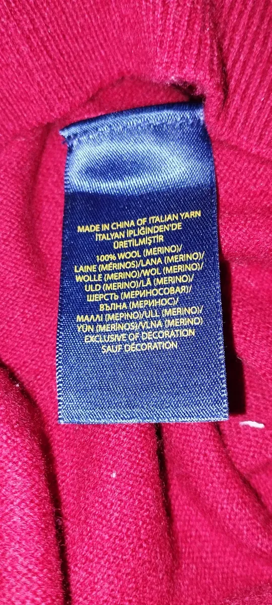 Maglione Ralph Lauren Lana Merino Vintage Tg M