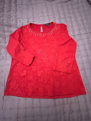 Camiseta Antia Roja Vintage