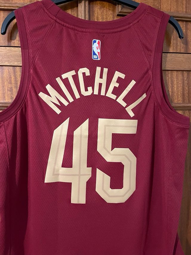 Camiseta NBA Cleveland Donovan Mitchell 45
