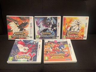 Pack 5 Juegos Pokémon 3DS