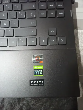 Portátil HP OMEN , 144Hz, 16GbRAM, RTX 3060, 1 Tb