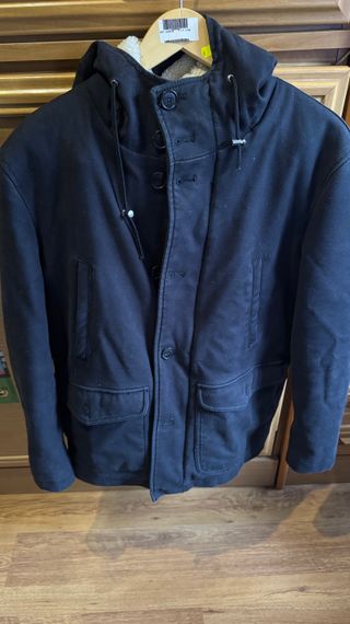 Chaqueta Zara Negra Hombre Borreguito