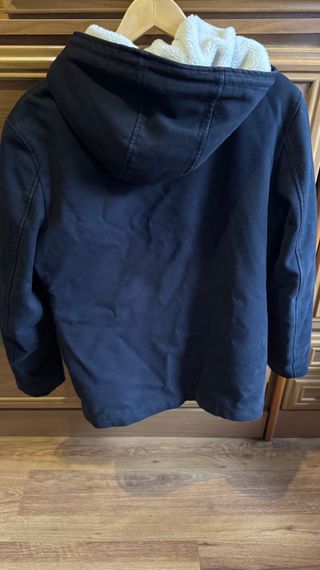 Chaqueta Zara Negra Hombre Borreguito