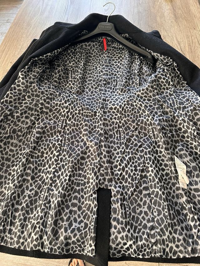 Cappotto Imperial donna nero in lana