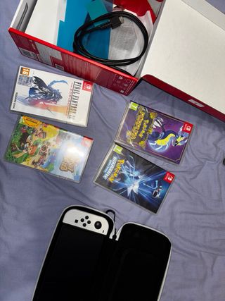 Nintendo Switch OLED Blanca