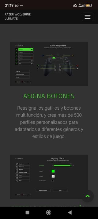 Mando Razer Wolverine Ultimate PC/Xbox One