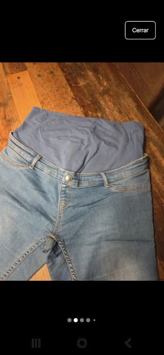 Premama Pantalón vaquero y mono Kiabi