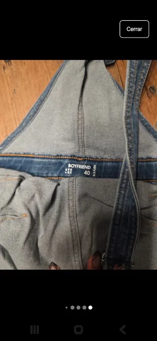 Premama Pantalón vaquero y mono Kiabi