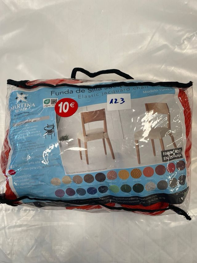 Fodere per sedie arancione. Rif. 123