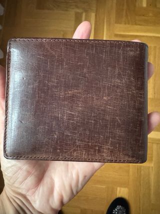 Billetera Levi's Marrón Cuero