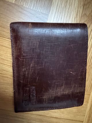 Billetera Levi's Marrón Cuero