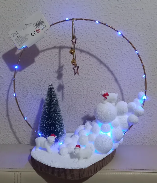 Adorno Navideño con Luces LED