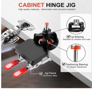 Plantilla para bisagras de cazoleta 35mm