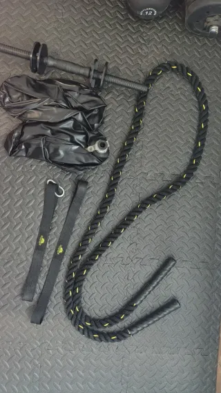 Cuerda Entrenamiento 2.80m + Pesa Rellenable