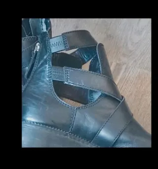 Botines Guess Piel Negros Talla 40