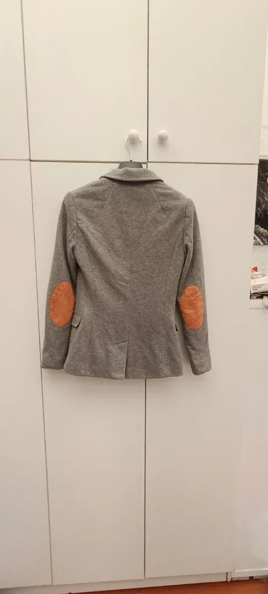 Chaqueta H&M Mujer Gris Rosa