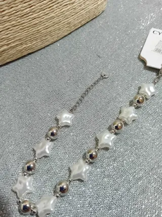 Bracciale stelle e sfere argento