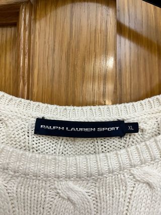 Vestido largo de punto Ralph Lauren Sport