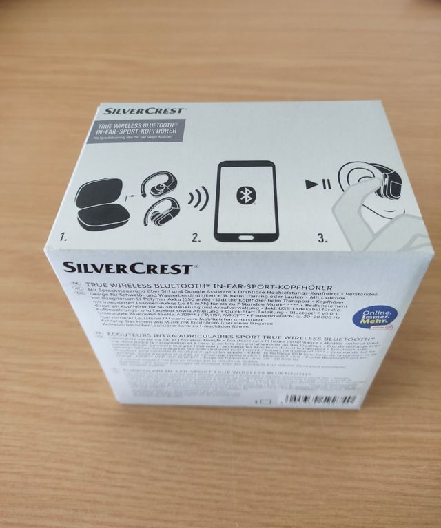 Auricolari Bluetooth wireless Silver Crest