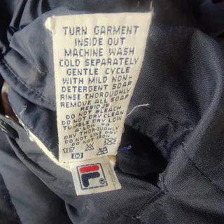 Chaqueta Fila Vintage Reversible Roja y Azul