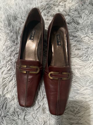 Zapatos de piel marrón Dos Pasos