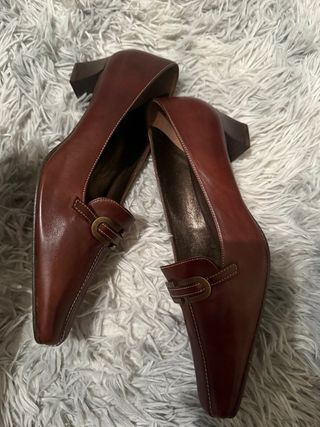 Zapatos de piel marrón Dos Pasos