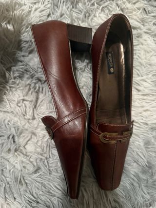 Zapatos de piel marrón Dos Pasos