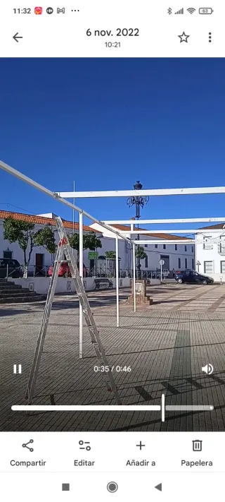 Estructura de aluminio