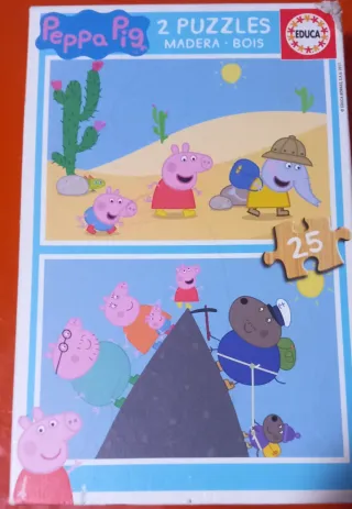 2 Puzzles Peppa Pig 25 Piezas