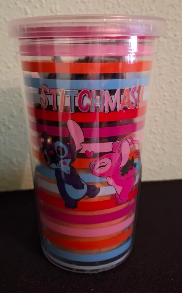 Vaso Plástico Tapa Stitch