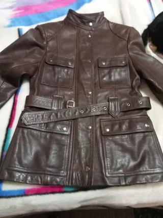 Chaqueta de cuero mujer