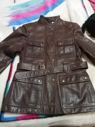 Chaqueta de cuero mujer
